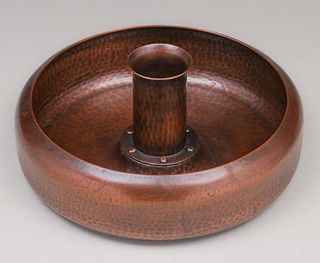 Roycroft Hammered Copper Nut Bowl c1920