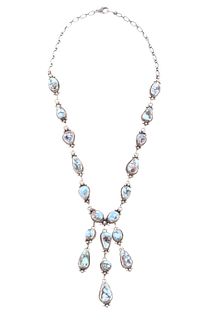 Navajo Bea Tom Golden Hills Turquoise Necklace