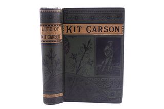 1865 1st Ed. Life of Kit Carson by Charles Burdett