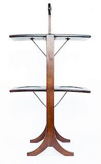 * A Regency Style Mahogany Dessert Stand Height 36 inches.