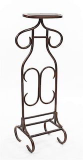 A Thonet Style Bentwood Valet Stand Height 53 inches.