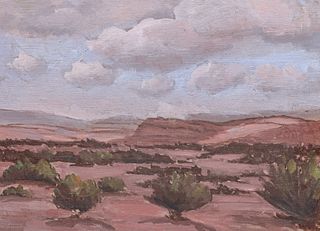 Albert Irving Ennis California Desert Landscape c1950s