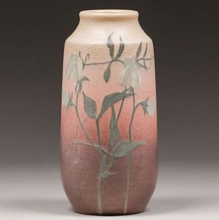 Rookwood Helen M. Lyons Floral Mat Vellum Vase 1914
