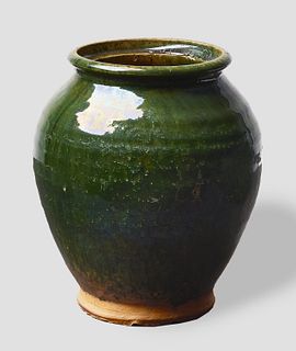 Redware Jar - Bristol Massachusetts