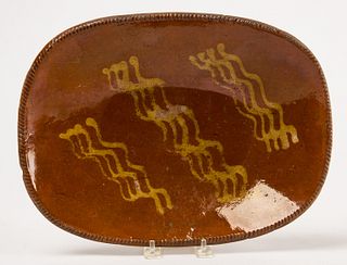 Small Redware Loaf Dish
