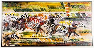 Martin Engstrom, (20th/21st century), Horse Race, 1967