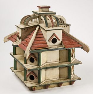 Folk Art Architectural Birdhouse