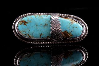 Navajo Cripple Creek Turquoise & Silver Ring
