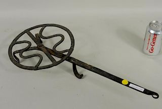 Early Wrought Iron Rotating Trivet