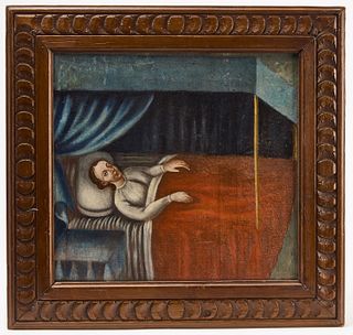 European Painting of Infirmed Lady