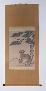 Japanese Leopard Scroll