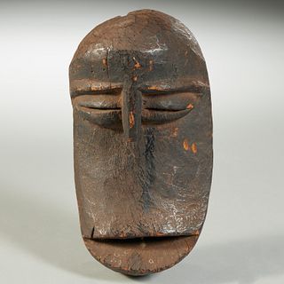 Hemba Peoples, carved monkey mask, ex-museum