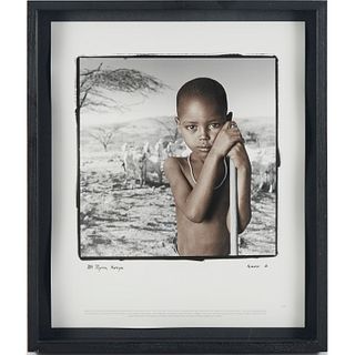 Phil Borges, framed photograph, signed
