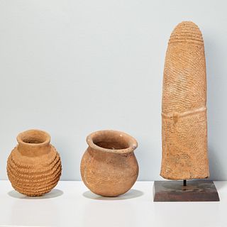 Bura-Asinda Culture, (3) terracotta vessels