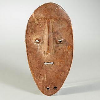 Lega Peoples, tribal carved mask, ex-museum