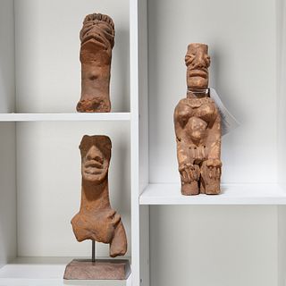 Koma-Bulsa Culture, (3) clay figures
