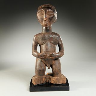 Baule Peoples, old carved male figure, ex-museum