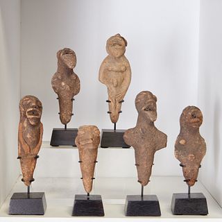 Koma-Bulsa Culture, (6) terracotta figures