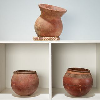Djenne Culture, (3) terracotta vessels