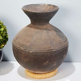 Yoruba Peoples, large terracotta pot