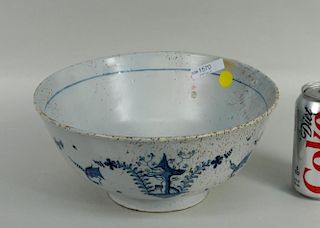Dutch Delft Blue & White Bowl