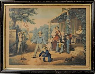 Caldwell & Co. NY Colored Lithograph