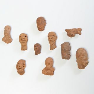 Koma-Bulsa Culture, (10) terracotta heads