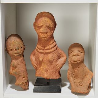 Katsina Culture, (3) terracotta figures