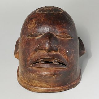 Makonde Peoples, carved helmet mask