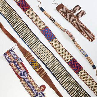 Kuba Peoples, (6) bead and cowry shell belts