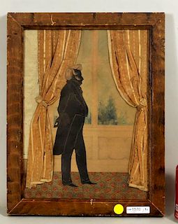 Framed Silhouette Of Gentleman