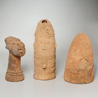 Bura Culture, (3) terracotta comemorative objects