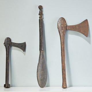 Luba Peoples, (3) ceremonial objects