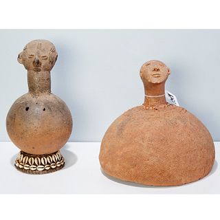 Bura-Asinda Culture, (2) terracotta urns