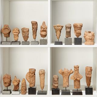 Koma-Bulsa Culture, (18) clay heads