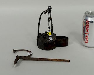 Two Early American Lighting Items