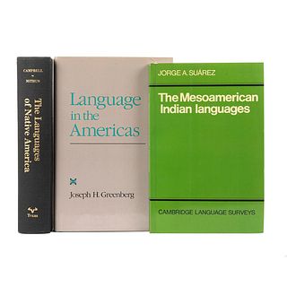 Greenberg, Joseph H. / Suárez, Jorge A. / Campbell, Lyle. Language in the Americas / The Mesoamerican Indian Languages... Piezas: 3.