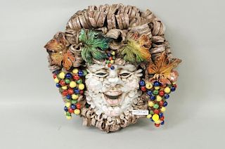 Eugenio Pattarino Style Italian Ceramic Mask