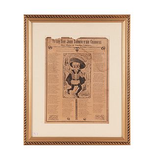 Manilla, Manuel / Posada, J. Guadalupe. Calaveras. México: Imprenta de Antonio Vanegas Arroyo, principios del Siglo XX. Piezas: 7.