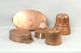 Group Copper Molds and Pans