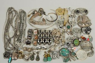 Group Sterling Silver Jewelry Items