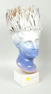 Contemporary School "Goddess Of Fire" Ceramic Bust