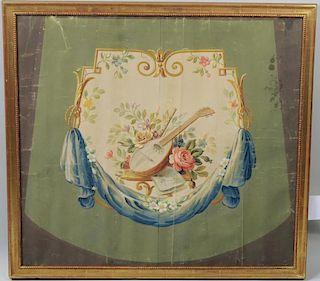 French School "Study For Aubusson Chair Seat"