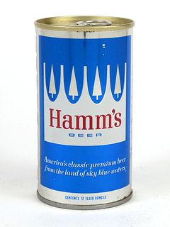 1968 Hamm's Beer  12oz Tab Top Can T72-40