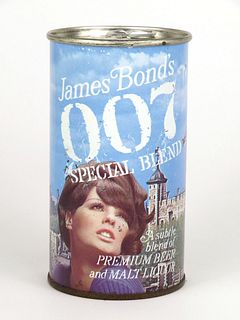 1967 James Bond's 007 Special Blend Malt Liquor 12oz Tab Top Can T82-28