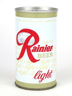 1967 Rainier Light Beer 12oz Tab Top Can T112-01