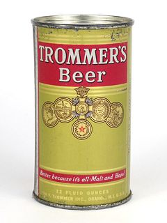 1947 Trommer's Beer 12oz Flat Top Can 139-29
