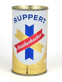 1960 Ruppert Knickerbocker Beer 12oz Flat Top Can 126-22.1