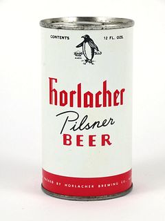 1959 Horlacher Pilsner Beer 12oz Flat Top Can 83-26