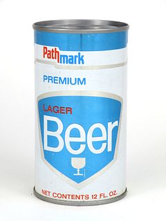 1969 Pathmark Lager Beer 12oz Flat Top Can 112-17